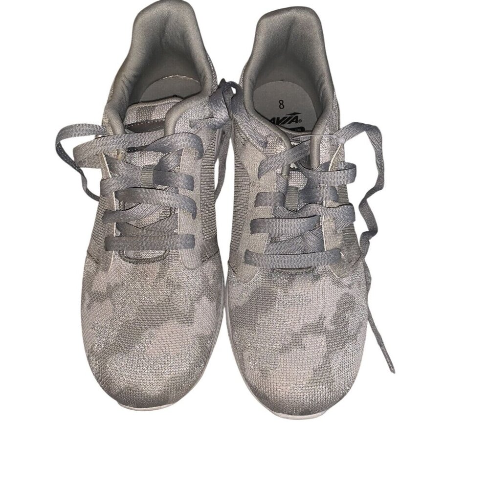 Avia Womens Memory Foam Sneakers Size 8 Gray Athletic Shoes